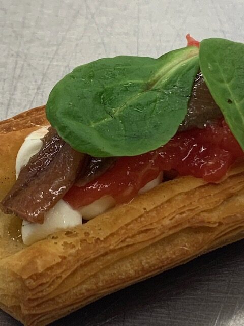 Minicanelons de mascarpone i anxova